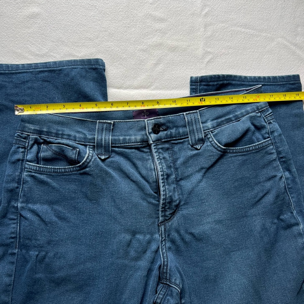 NYDJ Dark Blue Straight Leg Denim size 14 petite - Picture 2 of 8